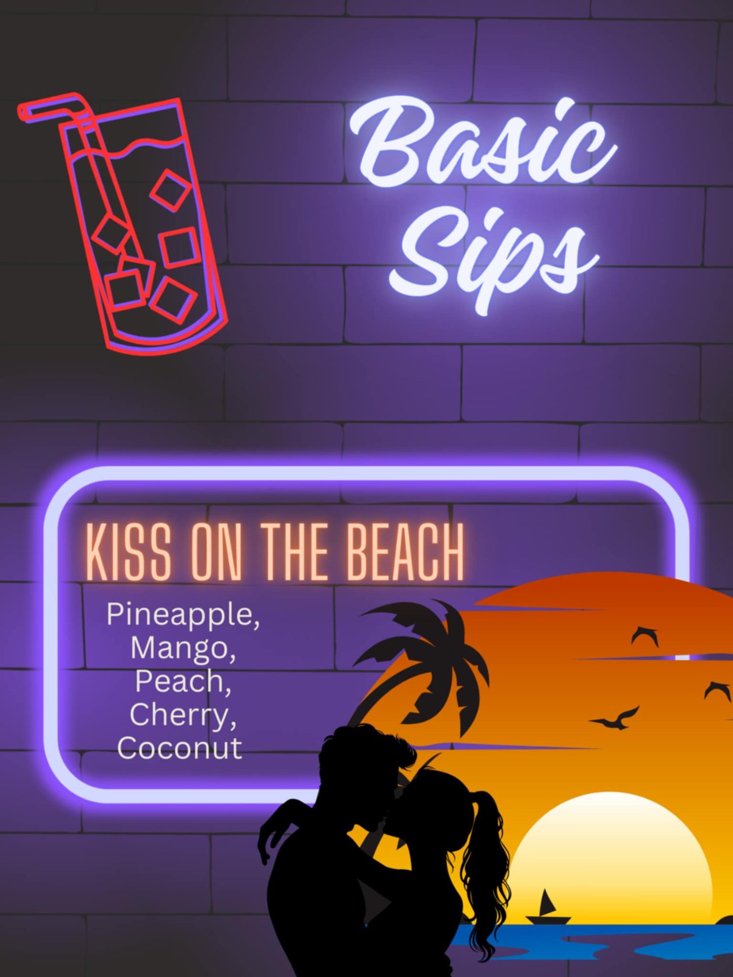 Kiss on the beach