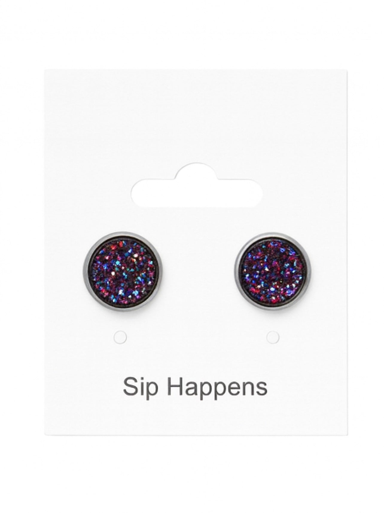 Sip Happens Druzy Earrings
