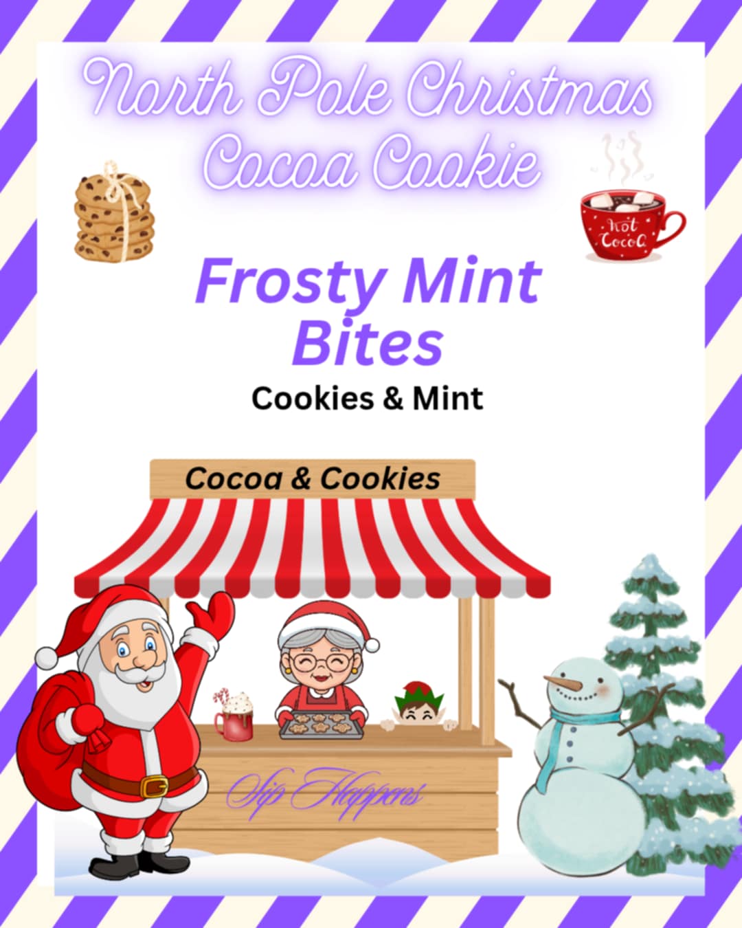 Frosty mint bites