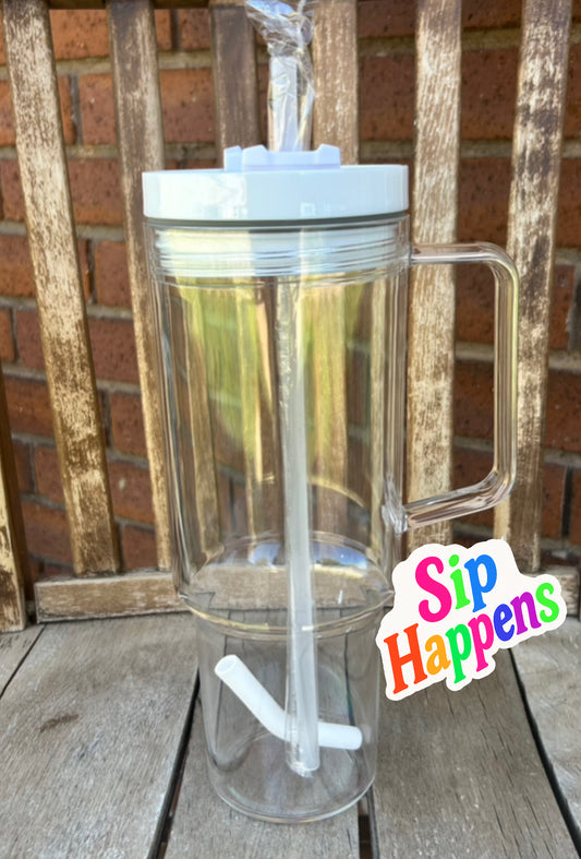 40oz Clear Tumbler