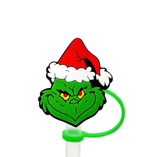 Grinchmas Straw Topper