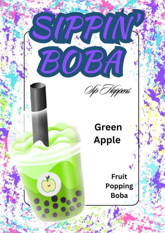 Green Apple Sippin Boba