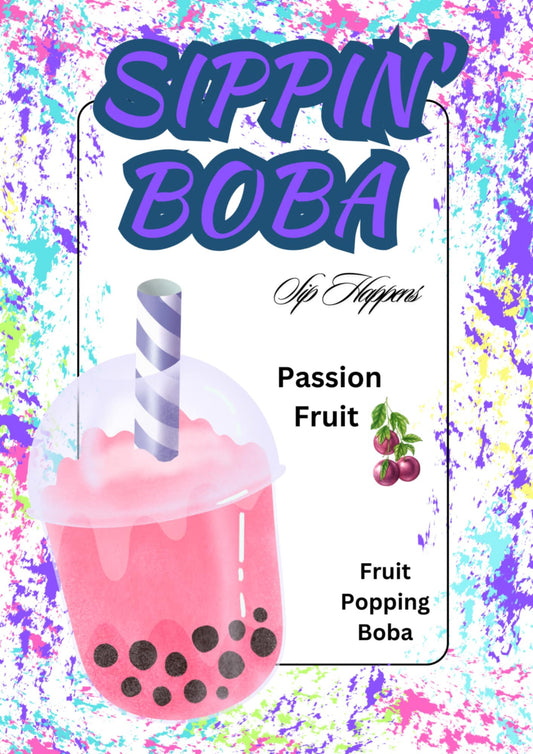 Passionfruit Sippin Boba