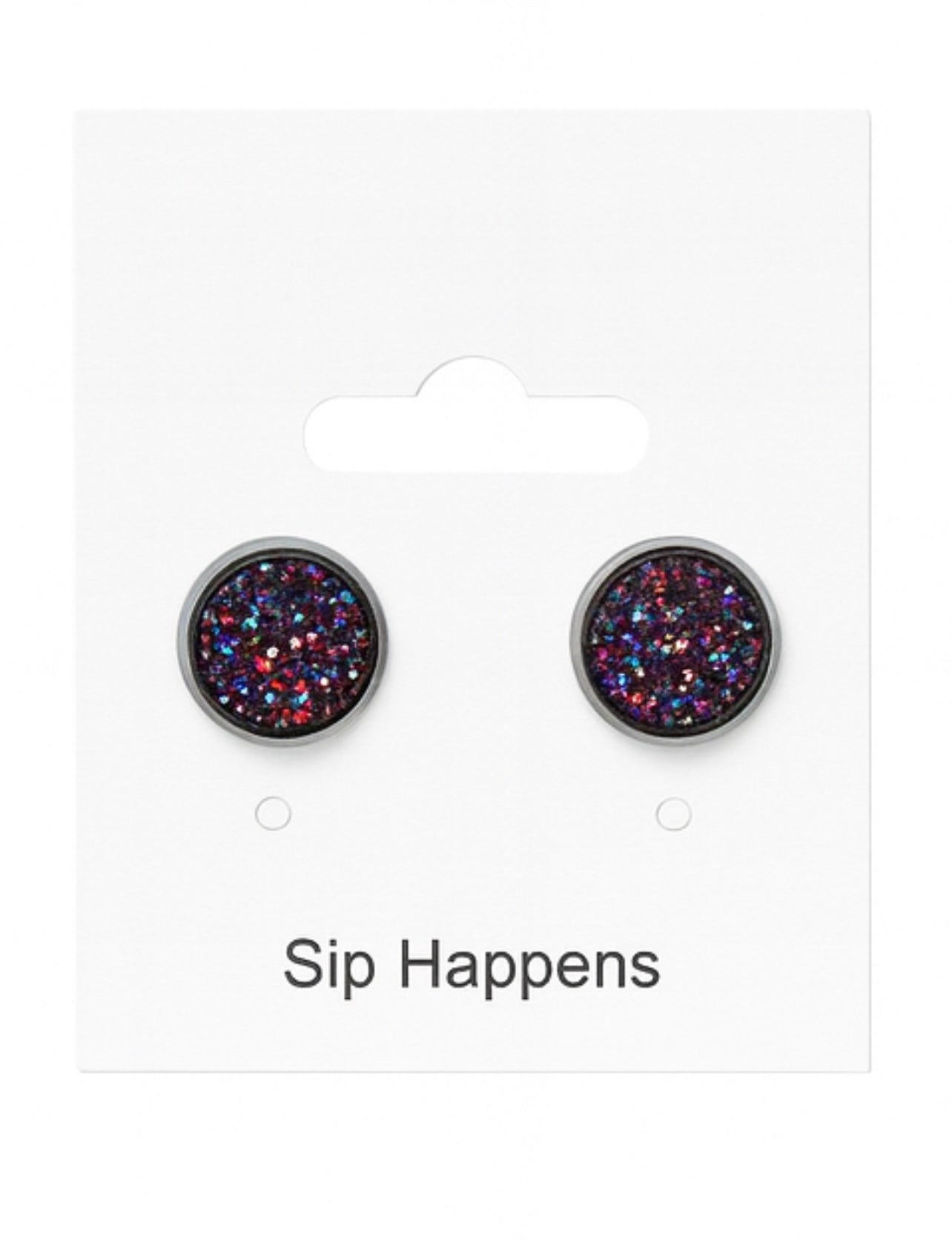 Sip Happens Druzy Earrings