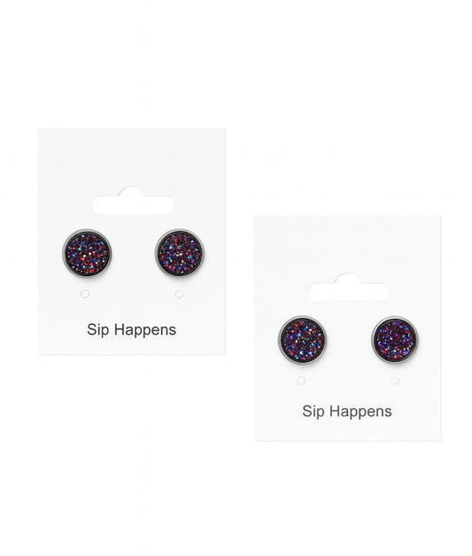 Sip Happens Druzy Earrings