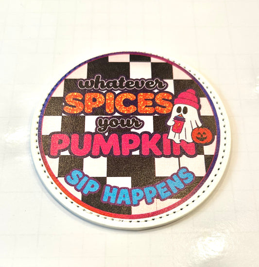 Spicy Pumpkin Coasters