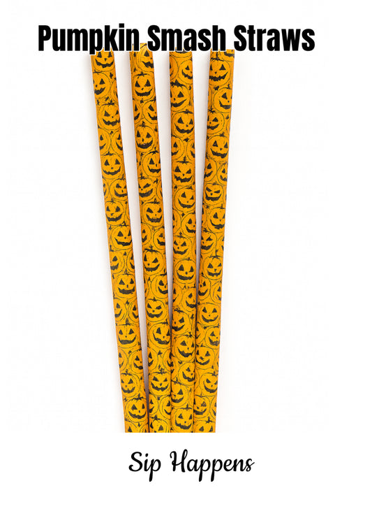 Pumpkin Smash Straws