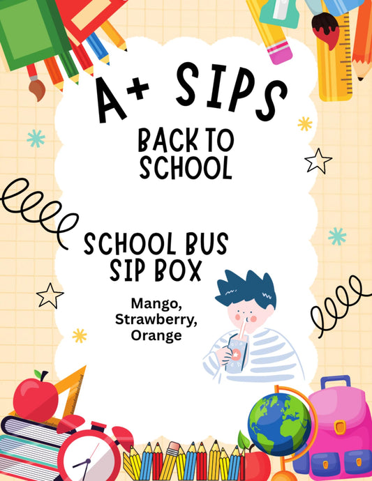 School Bus Sip Box