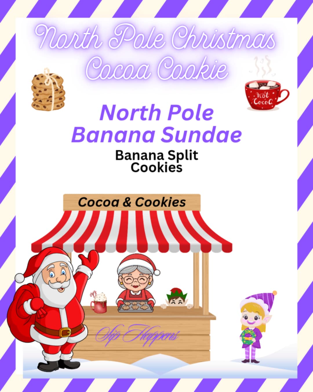 North Pole Banana Sundae